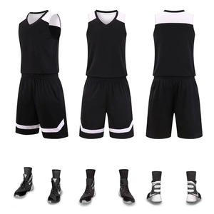 Ropa de baloncesto, uniforme de baloncesto para niños, Kit de entrenamiento con bolsillos de doble cara, número impreso, ropa de pelota para adultos masculinos - Product Image 4