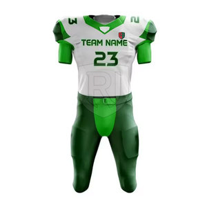 ชุดเครื่องแบบอเมริกันฟุตบอลชุดเสื้อแขนสั้นและระบายอากาศผลิตตามสั่ง - Product Image 2