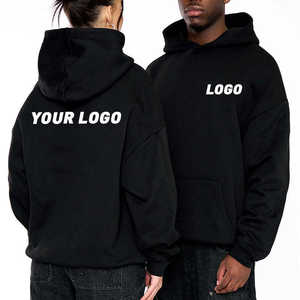 High Quality Custom Blank French Terry Sweatshirt <b>Hoodies</b> for Men Streetwear <b>Oversized</b> Drop Shoulder <b>Hoodies</b> for Factory - Product Image 3