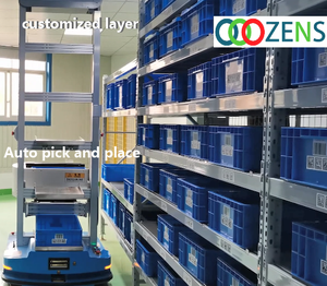 Work 24/7 Intelligent Pick and Place <span class=keywords><strong>AGV</strong></span>/AMR Robot de manipulación de contenedores multicapa Robot autónomo de transferencia de cartón - Product Image 3