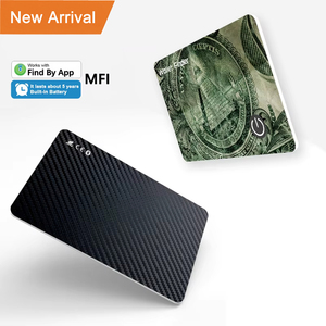 Hot Bán MFI Tín Dụng Thẻ Thông Minh Điện Thoại Tìm Thấy Bằng Thiết Bị Android App Mini GPS Tracker Định Vị Tag Billetera Buscador Ví Finder - Product Image 1