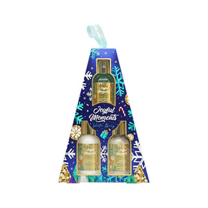 Ensemble de soins de la peau pour les voyages Joyful Moments, essentiels de bain triangulaires - Product Image 1