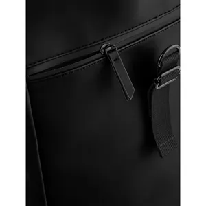Matte PU Roll-<b>Top</b> Backpack Sustainable Promotional Merchandising Item - Product Image 6
