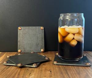 Sous-verre en métal fait à la main, Simple et élégant, vente en gros pour hôtel, chambre, restaurant, bureau, nouvelle collection de sous-verres fabriqués en inde - Product Image 4