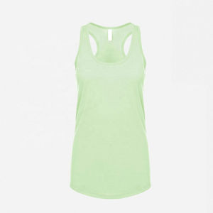 Women's <b>High</b> Quality 100% Cotton Tank <b>Top</b> for Summer Gym Wear Breathable Solid Pattern <b>Top</b> with <b>Lace</b> Decoration Woven Fabric - Product Image 3