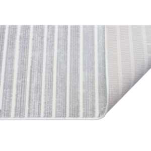 Netline CN015 Depot <b>Grey</b> Modern Area <b>Rug</b> 100% Acrylic Non-Shed Easy-Clean Durable <b>for</b> <b>Bedroom</b> Study & Kids' Room Home Depot - Product Image 5