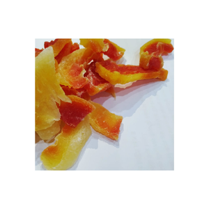 แถบมะละกอตากแห้งธรรมชาติจากเวียดนามเนื้อเคี้ยวมีสารต้านอนุมูลอิสระหวานธรรมชาติธรรมชาติบรรจุภัณฑ์ส่งออกที่มีคุณภาพ - Product Image 1