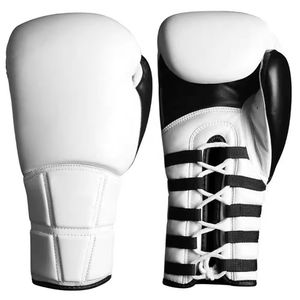 Guantes de Boxeo Profesionales Nuevos de Venta Caliente OEM, Coloridos, con Cordones, Transpirables, de Cuero de Alta Calidad, para Entrenamiento al Aire Libre - Product Image 2