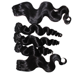 Extensions de cheveux humains vierges bruts, lisses et soyeux, style Afro Wave, 100g, Super Double Drawn, Deep Loose Wave, vietnamiennes, avec un taux de cheveux les plus longs ≥60% - Product Image 1