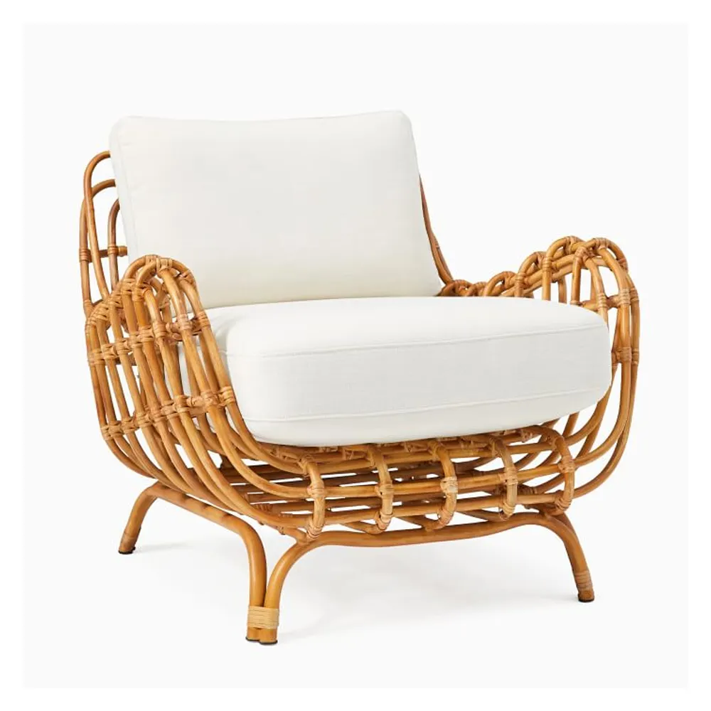 Sıcak ürün Vintage tarzı bambu sandalye, bambu mobilya ev dekorasyon için dayanıklı Vietnam toptan
