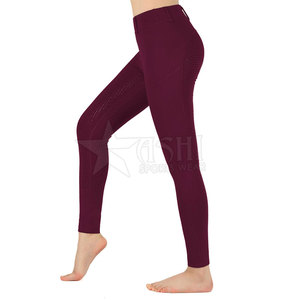 Jodhpurs pour femmes à taille haute, couleur unie, extensibles, avec fermeture éclair, pour les sports équestres - Product Image 3