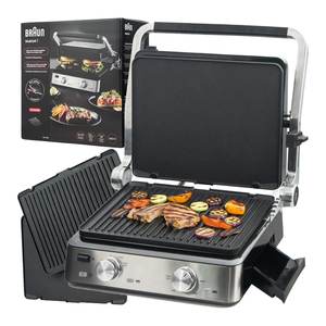 Pour Braun 2000W Multigrill 7 CG 7020 Gril électrique noir et acier inoxydable 0X17900000 - Product Image 3