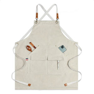 Custom Adjustable Straps Cotton Canvas Men <b>Women</b> <b>Apron</b> for <b>Kitchen</b> Cooking - Product Image 3
