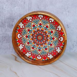 Wholesale Customized <b>Large</b> Size Pine Wood Serving <b>Trays</b> with Logo Print for Kitchen Home Christmas Decor Food Snacks Serving - Product Image 4