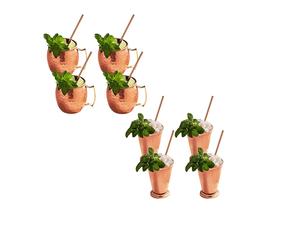 Taza de Julep de cobre de estilo indio hecha en la India Taza de Julep de menta elegante para fiestas de boda y ocasiones hechas en la India - Product Image 5