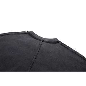 2025 nouveau design en gros impression blanc lavage à l'acide blanc t-shirt Style Vintage coton lourd surdimensionné hommes Vintage t-shirt - Product Image 4