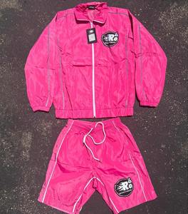 Conjunto Deportivo Ligero Personalizado para Hombre, Sudadera con Capucha de Nailon, Cortavientos, Pantalones Cortos Deportivos para Fitness - Product Image 4