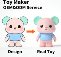 Fabrication de jouets en vinyle sur mesure, figurines d'action en PVC en gros, mini poupées 3D mignonnes