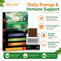 Bandes orales de Shilajit, d'origine himalayenne, énergie naturelle, stimulation immunitaire, dissolution rapide, 10 bandes, OEM, étiquette privée