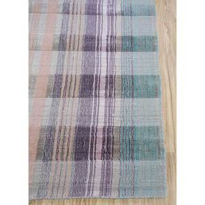 Alfombras de Lana y Viscosa Tejidas a Mano en Azul Base para Uso Doméstico-Hwv-25 - Product Image 4