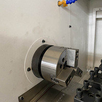Mini tour CNC horizontal à lit plat 2 axes ALCK0640 Alles CNC, à broche unique, pour usinage léger du métal, système CNC FANUC de haute performance
