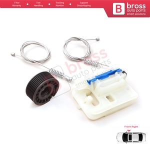 Kit de Reparación de Elevalunas Eléctrico Delantero Derecho BWR5227 para Tipo MK2 356 357 Egea 2015 en Adelante 4/5 Puertas 52072856 - Product Image 5