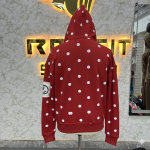 Sweat à capuche zippé en polaire pour homme, style streetwear, avec fermeture éclair, orné de strass, délavé à l'acide et effet vintage, coupe parfaite, meilleur matériau - Product Image 4