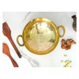 Grand plateau rectangulaire en marbre avec poignées en métal doré et bordure à volants dorés Plateau en marbre de service au design unique de meilleure qualité - Product Image 1