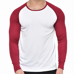 T-shirt à manches longues pour homme, personnalisé, couleur unie, impression sérigraphique, séchage rapide, respirant, 100% coton, coupe classique, 220 grammes - Product Image 4