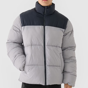 เสื้อแจ็คเก็ตไนลอนแบบหนาสำหรับผู้ชาย, เสื้อแจ็คเก็ตแบบพองสำหรับใส่เล่นกีฬาปกตั้งกลางแจ้งเสื้อแจ็คเก็ตบุนวมกันน้ำได้สำหรับผู้ชาย - Product Image 5