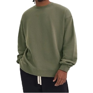 Sweat-shirt pour homme de qualité supérieure mélange de polyester de coton Durable respirant sweat-shirt à épaules tombantes prix bon marché de l'usine - Product Image 1