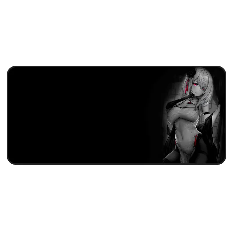 Natural Rubber Base High-density Fabric Sublimation Transfer Printing Sexy Cartoon Anime Beauty Mouse Pad Custom