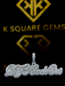 Colgante de hip hop con nombre personalizado, colgante con número de hip hop para hombre, colgante de moissanita, joyería Ice Out Hip Hop - Product Image 5