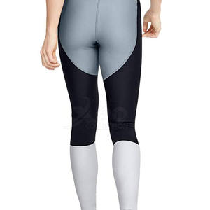 Custom High Waist Women's Fitness <b>Leggings</b> New Design Gym Workout Breathable Solid <b>Pattern</b> with Elastic Waist Closure - Product Image 4