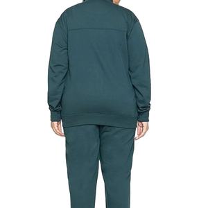 Ensemble de survêtement streetwear pour femme en coton 100% à séchage rapide avec taille élastique, personnalisable OEM ODM, vente en gros, collection mode 2026 - Product Image 6
