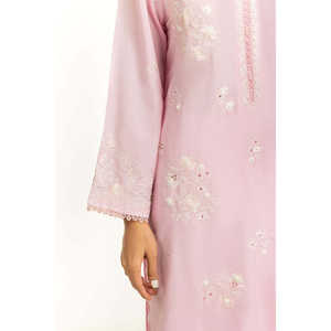 Conjunto de 3 Piezas de Traje Bordado en Tela de Algodón Suizo para Primavera/Verano IPSTD-44732 - Product Image 3