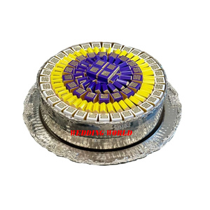 Bol à chocolat en métal avec plateau, bol à bonbons design tendance, bol à chocolat fantaisie tendance - Product Image 1