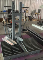 Équipement de fitness commercial : Power Rack à charge libre, équipement de gym, Squat à la ceinture réglable, Dips à poids pour usage résidentiel