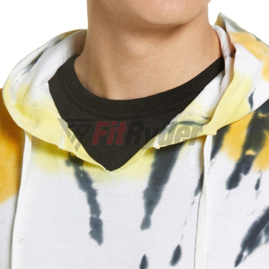 Sudadera con cremallera completa de poliéster personalizada unisex, pantalones de chándal acampanados con capucha, chándal para gimnasio, ropa de invierno por sublimación, venta al por mayor - Product Image 2