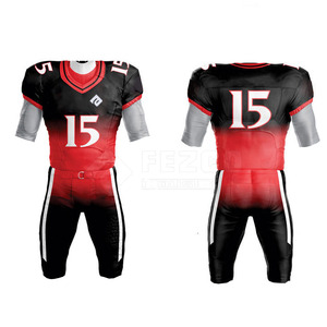 New Arrival American Football Uniform Breathable Sports Wear Lightweight Short Sleeve Sets - Product Image 1