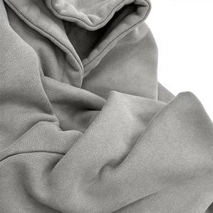 Fábrica hecha Diseña tus propias sudaderas con capucha lavadas con ácido Vintage en blanco Unisex nuevo estilo Sudadera con capucha lavada con ácido de peso pesado para hombres - Product Image 6