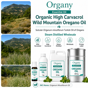 Huile d'origan sauvage de montagne biologique riche en carvacrol, Origanum Minutiflorum, huile d'origan turque distillée à la vapeur, vente en gros - Product Image 1