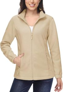 Veste polaire zippée légère unisexe 2024 à manches longues avec motif imprimé élégant et accents de poche pour un hiver confortable - Product Image 3