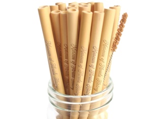 Eco2go Vietnam Factory Supply Durable Eco-Friendly <b>Reusable</b> Bamboo <b>Straws</b> | Biodegradable Bamboo <b>Straws</b> - Product Image 1