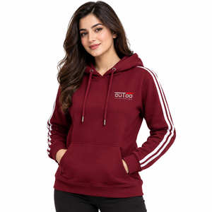 Sudadera con Capucha Personalizada para Mujer, Ropa de Moda, Sudadera Ligera de Mezcla de Algodón, Interior Suave, Corte Holgado, Dobladillo Acanalado - Product Image 1