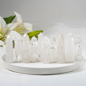 Cristaux de quartz de qualité supérieure 1 kg, obélisques/points de tour, cristaux naturels de guérison pour la décoration de la maison/du bureau, prix de gros - Product Image 3