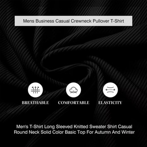เสื้อเชิ้ตคอตตอนแขนยาวสำหรับผู้ชายเสื้อสวมหัวแบบลำลอง OEM OEM OEM แบบกำหนดเองสำหรับฤดูหนาว - Product Image 6