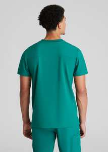 Tenues d'infirmière personnalisées en gros 2025, ensembles de blouses d'infirmière souples et extensibles pour hommes - Product Image 6