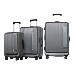 Travelking 8088 Abs Pc Hard-Shell <b>Suitcase</b> Black Accessories Carry On Luggage Custom Logo <b>Suitcases</b> Luggage 3 Pieces Set - Product Image 5
