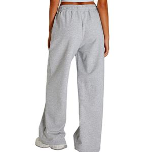 Pantalon de survêtement personnalisé pour femme, molletonné, coupe large, oversize, jambe droite, style baggy - Product Image 5